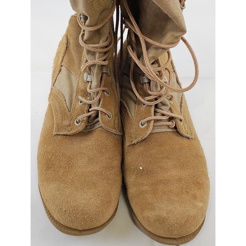 Military Combat Tactical Boots Mens 4.5W‎ Speed Lace Lug Sole Ro-Search Suede